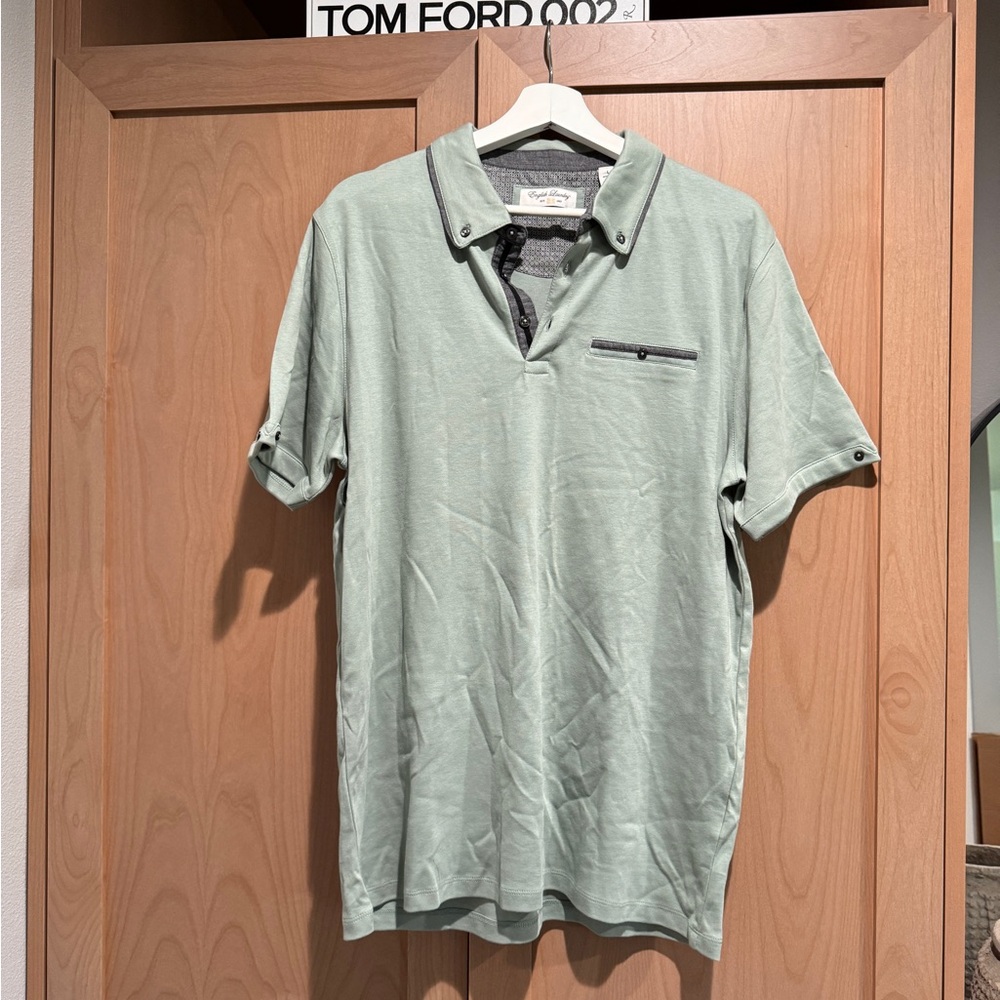NWTS English laundry sage polo shirt L